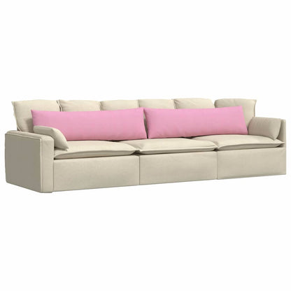 Cuscini da Divano 2 pcs Rosa 145 x 40 cm Tessuto | homemem39