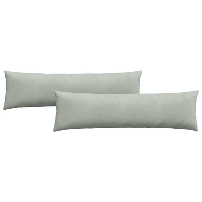 Cuscini da Divano 2 pcs Grigio chiaro 145 x 40 cm | homemem39