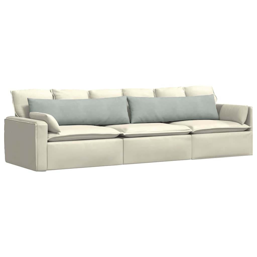Cuscini da Divano 2 pcs Grigio chiaro 145 x 40 cm | homemem39