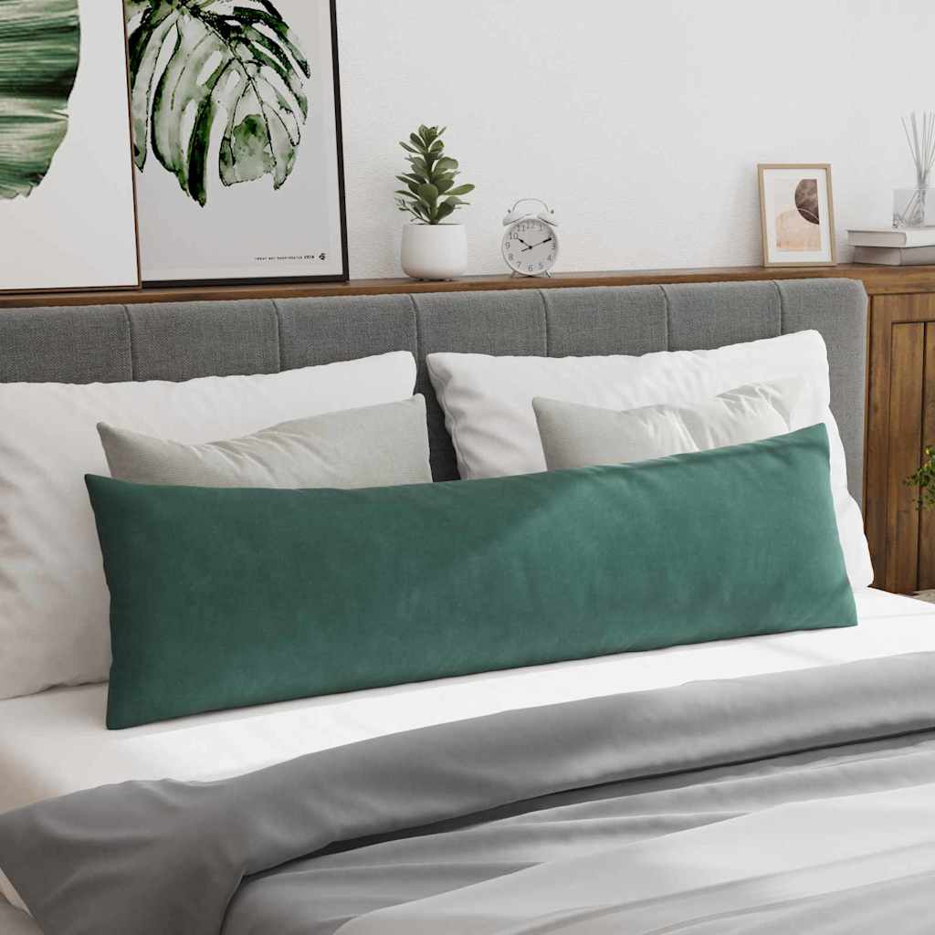 Cuscini da Divano 2 pcs Verde Scuro 145 x 40 cm | homemem39