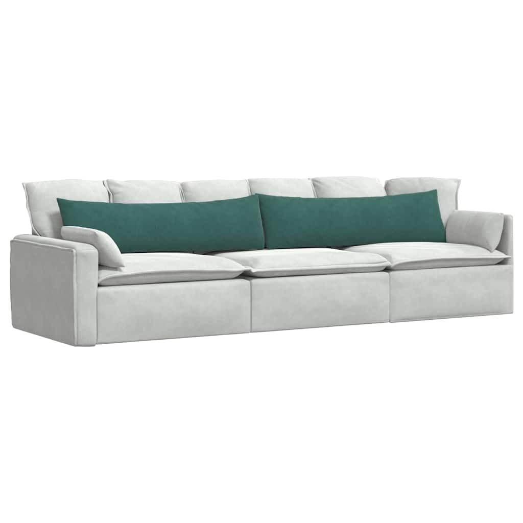 Cuscini da Divano 2 pcs Verde Scuro 145 x 40 cm | homemem39