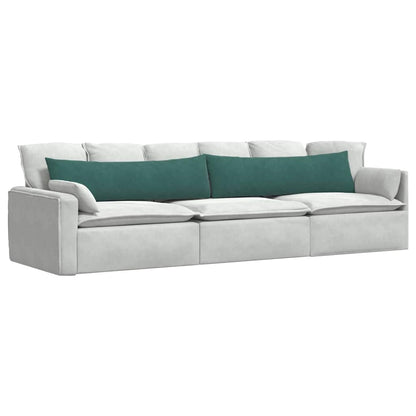 Cuscini da Divano 2 pcs Verde Scuro 145 x 40 cm | homemem39