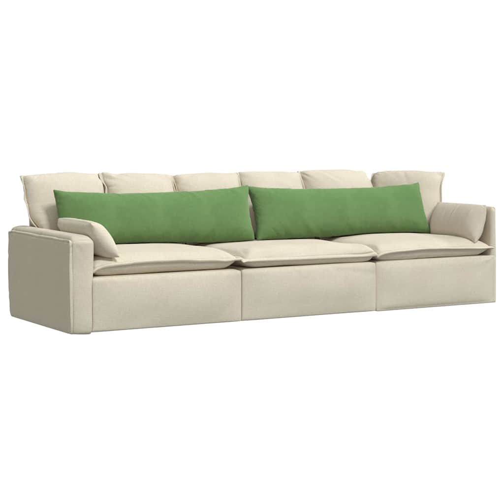 Cuscini da Divano 2 pcs Verde chiaro 145 x 40 cm | homemem39