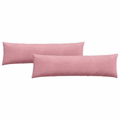 Cuscini da Divano 2 pcs Rosa 145 x 40 cm Tessuto in Cords | homemem39