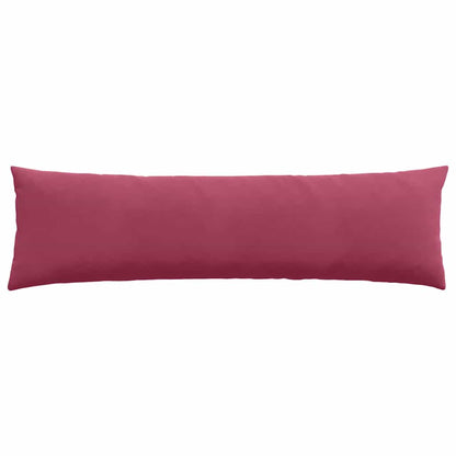 Cuscini da Divano 2 pcs Rosso Vino 145 x 40 cm Tessuto in Cords | homemem39
