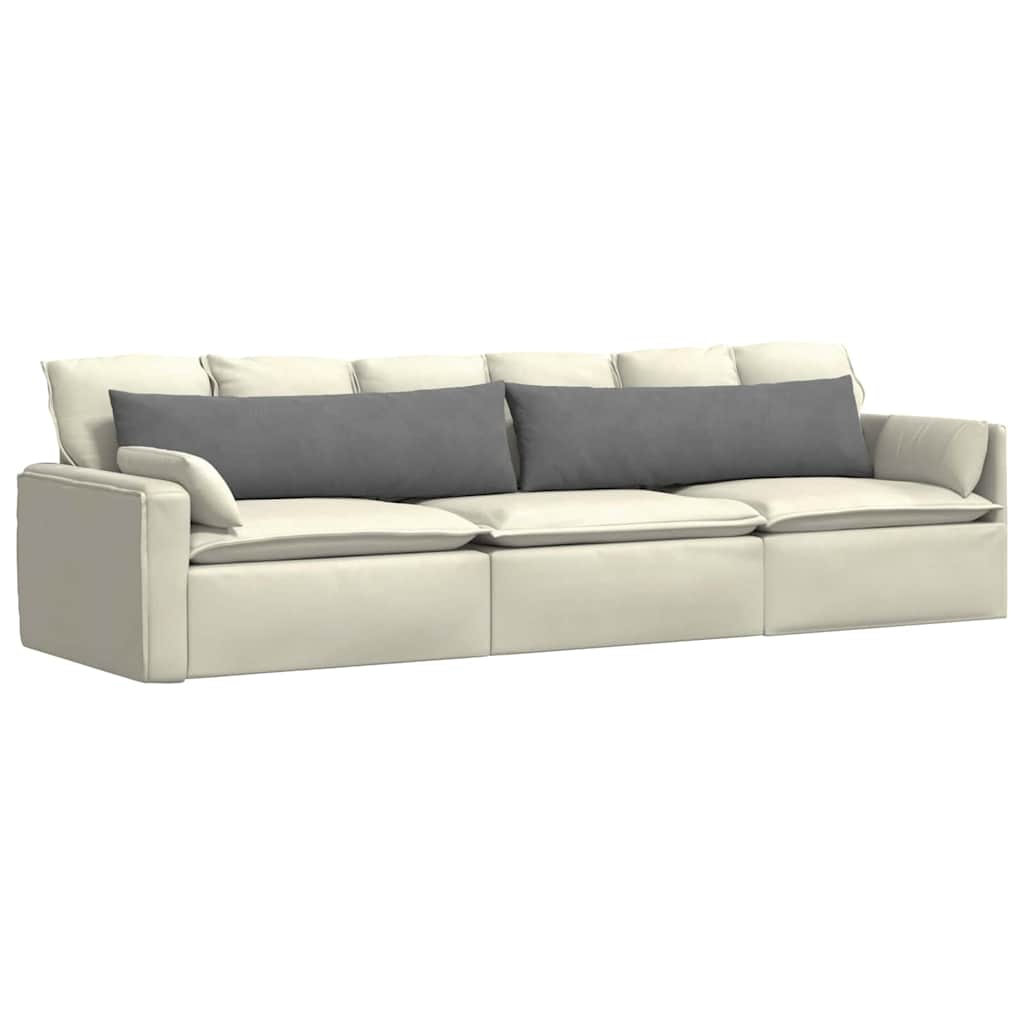 Cuscini da Divano 2 pcs Grigio scuro 145 x 40 cm Tessuto | homemem39