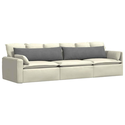 Cuscini da Divano 2 pcs Grigio scuro 145 x 40 cm Tessuto | homemem39