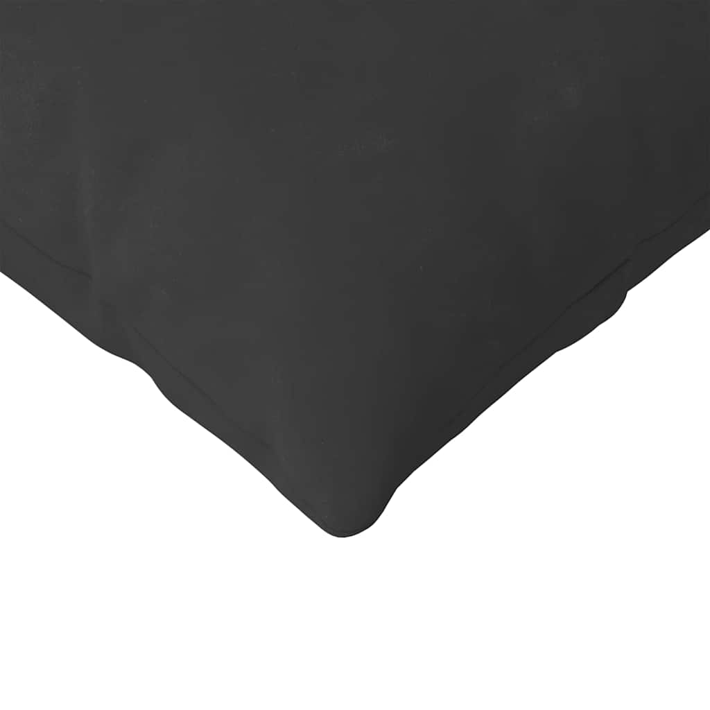 Cuscini da Divano 2 pcs Nero 145 x 40 cm Tessuto | homemem39