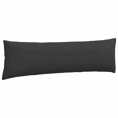 Cuscini da Divano 2 pcs Nero 145 x 40 cm Tessuto | homemem39