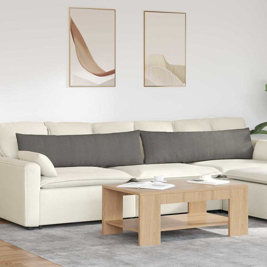 Cuscini da Divano 2 pcs Grigio chiaro 145 x 40 cm | homemem39