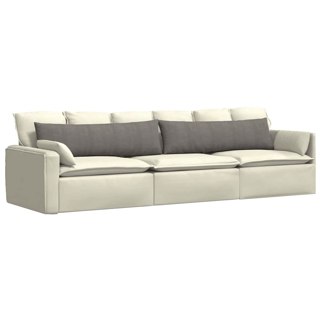 Cuscini da Divano 2 pcs Grigio chiaro 145 x 40 cm | homemem39
