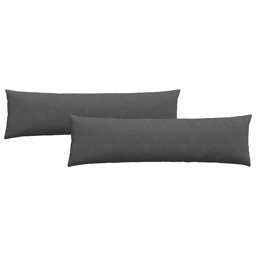 Cuscini da Divano 2 pcs Grigio scuro 145 x 40 cm | homemem39