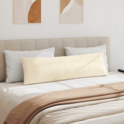 Cuscini da Divano 2 pcs Crema 145 x 40 cm Tessuto in Cords | homemem39