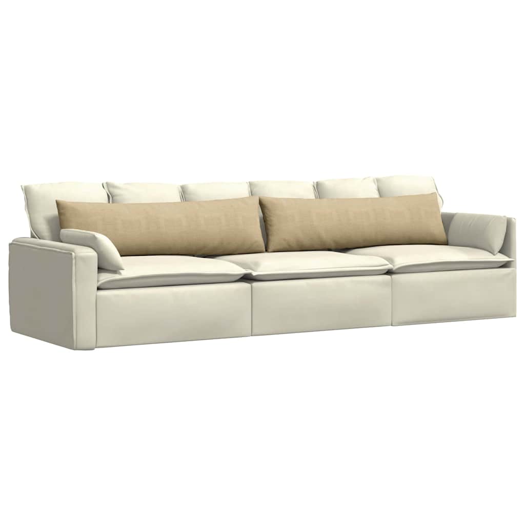 Cuscini da Divano 2 pcs Grigio Verde 145 x 40 cm | homemem39