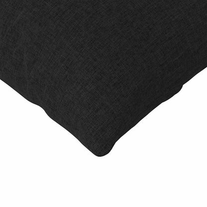 Cuscini da Divano 2 pcs Nero 200 x 40 cm Tessuto | homemem39