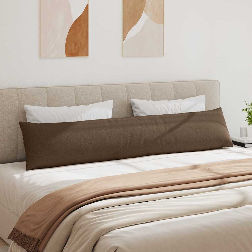 Cuscini da Divano 2 pcs Marrone 200 x 40 cm Tessuto | homemem39