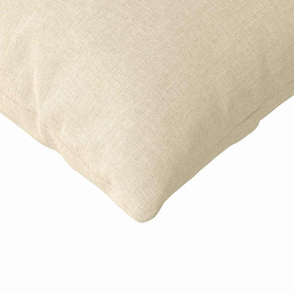 Cuscini da Divano 2 pcs Crema 200 x 40 cm Tessuto | homemem39