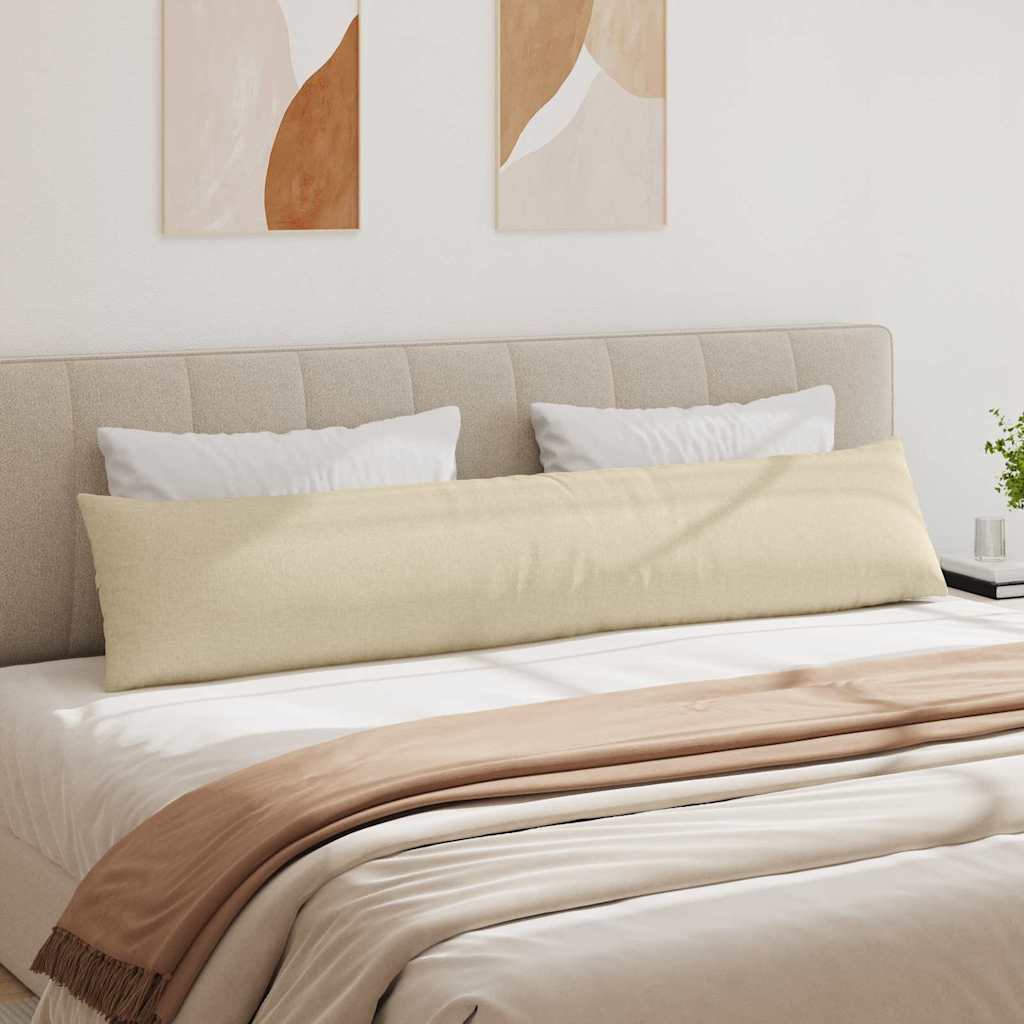 Cuscini da Divano 2 pcs Crema 200 x 40 cm Tessuto | homemem39