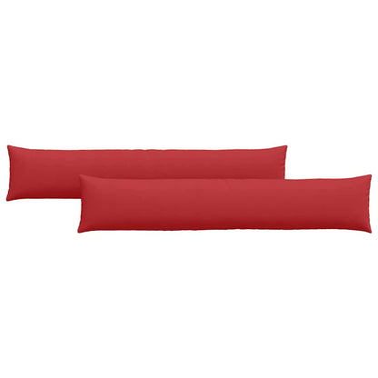 Cuscini da Divano 2 pcs Rosso 200 x 40 cm Tessuto | homemem39