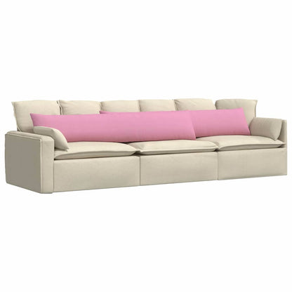 Cuscini da Divano 2 pcs Rosa 200 x 40 cm Tessuto | homemem39