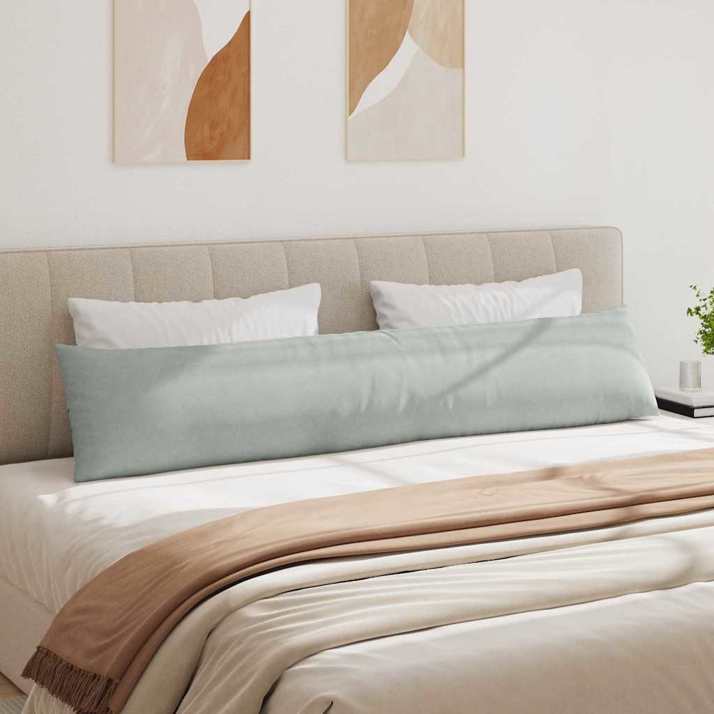 Cuscini da Divano 2 pcs Grigio chiaro 200 x 40 cm | homemem39