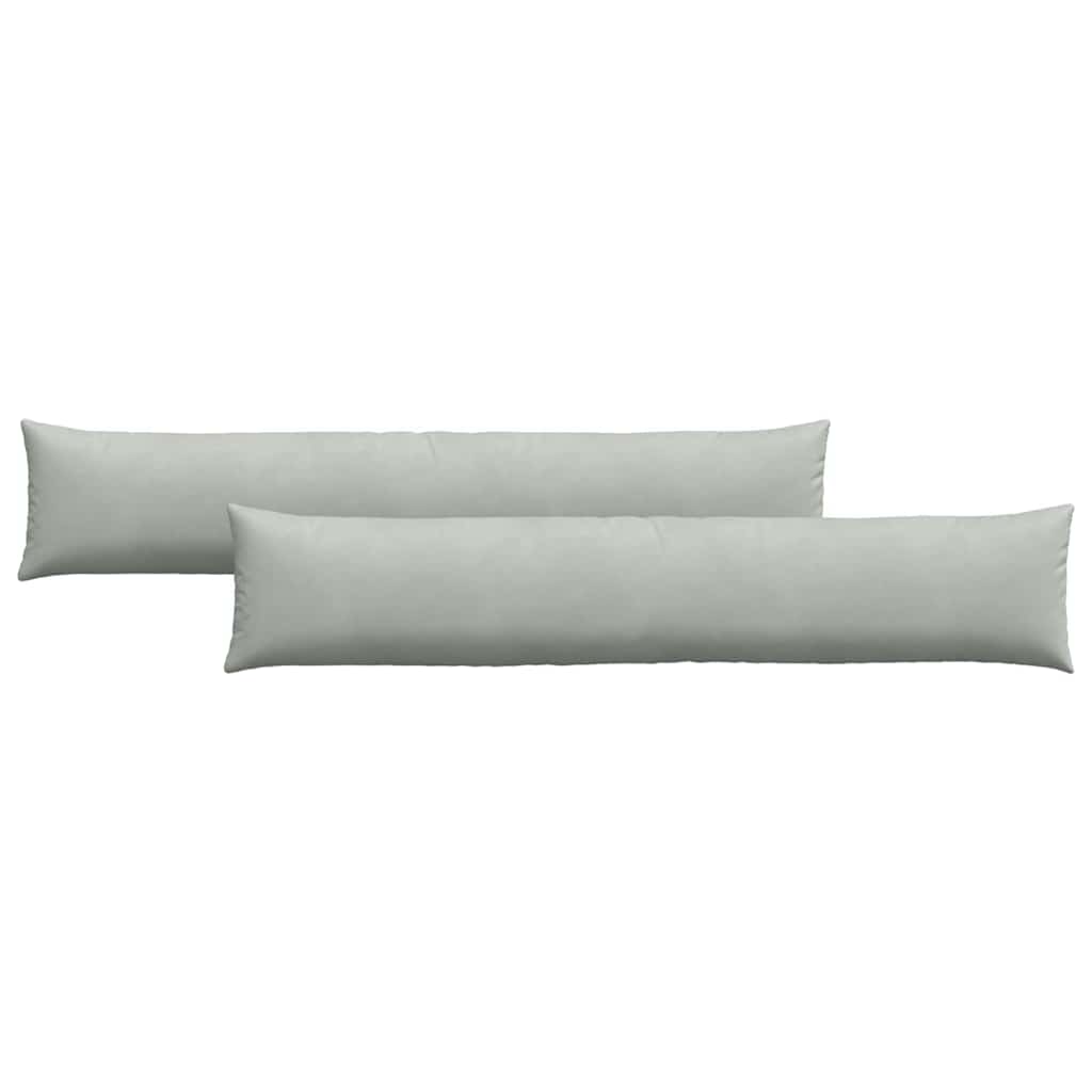 Cuscini da Divano 2 pcs Grigio chiaro 200 x 40 cm | homemem39