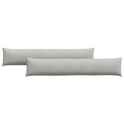 Cuscini da Divano 2 pcs Grigio chiaro 200 x 40 cm | homemem39