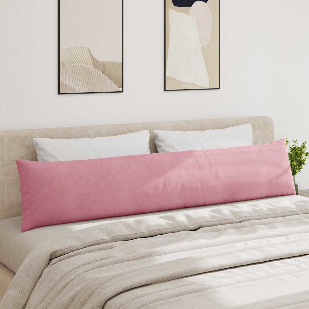 Cuscini da Divano 2 pcs Rosa 200 x 40 cm Tessuto in Cords | homemem39