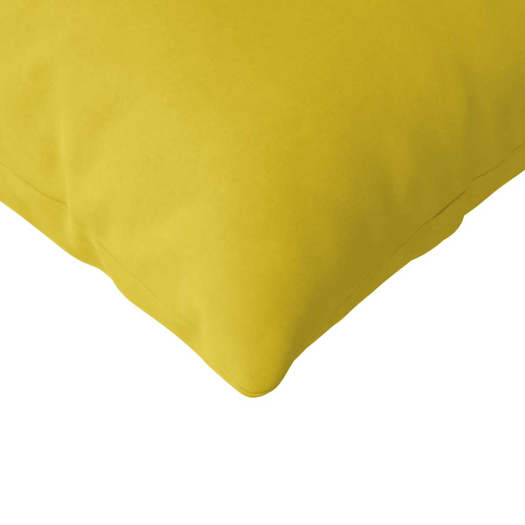 Cuscini da Divano 2 pcs Giallo 200 x 40 cm Tessuto in Cords | homemem39