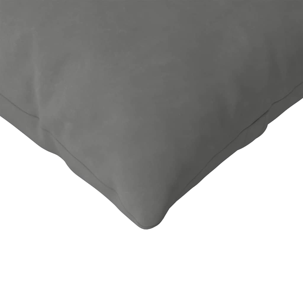 Cuscini da Divano 2 pcs Grigio scuro 200 x 40 cm Tessuto | homemem39
