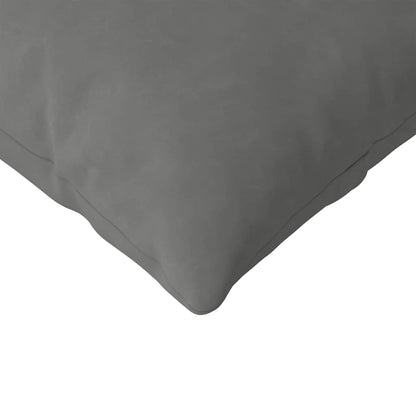 Cuscini da Divano 2 pcs Grigio scuro 200 x 40 cm Tessuto | homemem39