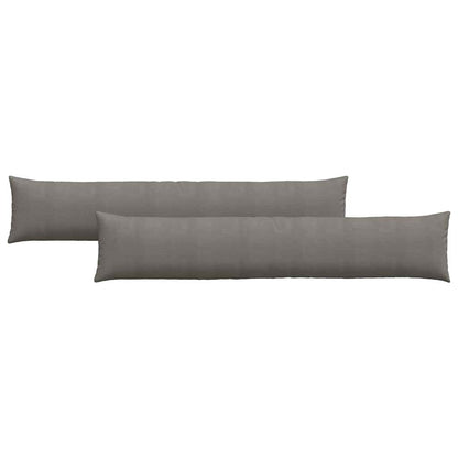 Cuscini da Divano 2 pcs Grigio chiaro 200 x 40 cm | homemem39