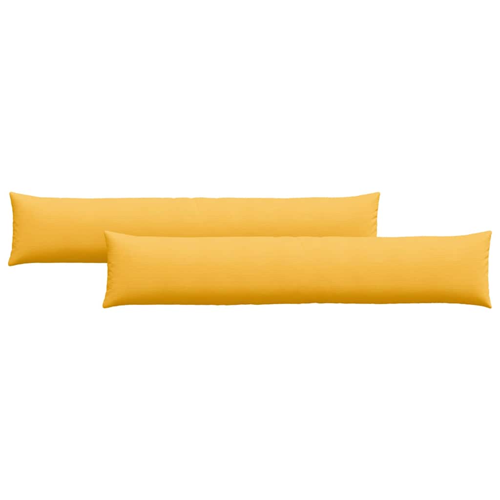 Cuscini da Divano 2 pcs Giallo Chiaro 200 x 40 cm | homemem39