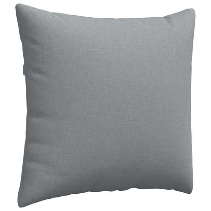Cuscini da Divano 2 pcs Grigio chiaro 45 x 45 cm Tessuto | homemem39