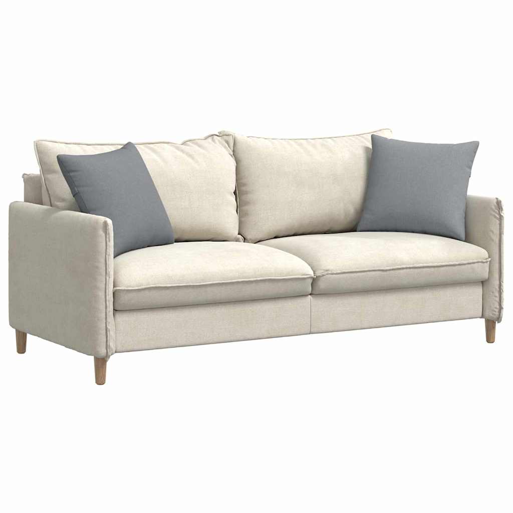 Cuscini da Divano 2 pcs Grigio chiaro 45 x 45 cm Tessuto | homemem39