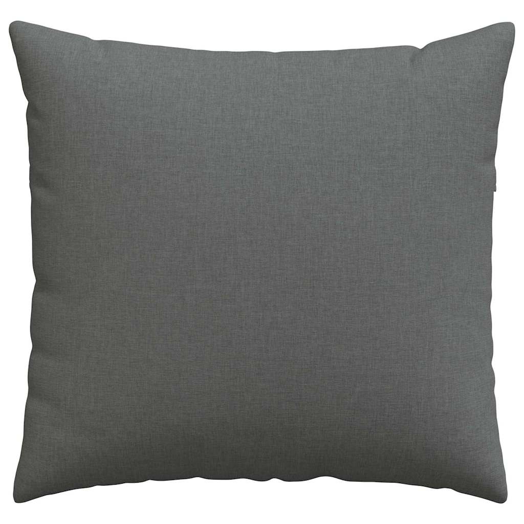 Cuscini da Divano 2 pcs Grigio scuro 45 x 45 cm Tessuto | homemem39