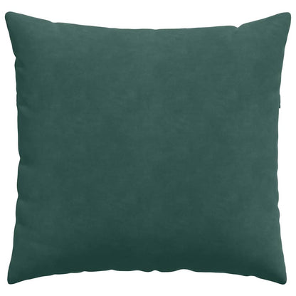 Cuscini da Divano 2 pcs Verde Scuro 45 x 45 cm Tessuto in Cords | homemem39
