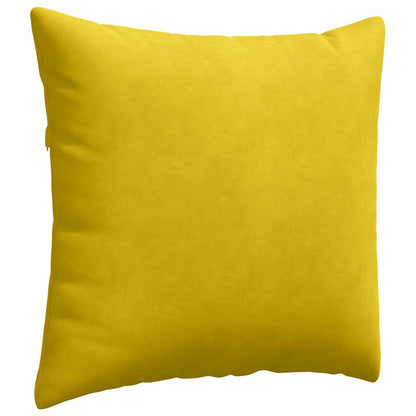 Cuscini da Divano 2 pcs Giallo 45 x 45 cm Tessuto in Cords | homemem39