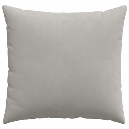 Cuscini da Divano 2 pcs Grigio chiaro 45 x 45 cm Tessuto | homemem39