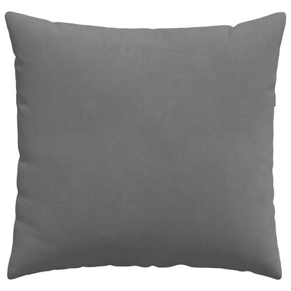 Cuscini da Divano 2 pcs Grigio scuro 45 x 45 cm Tessuto | homemem39