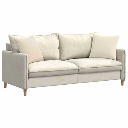 Cuscini da Divano 2 pcs Beige 45 x 45 cm Tessuto | homemem39