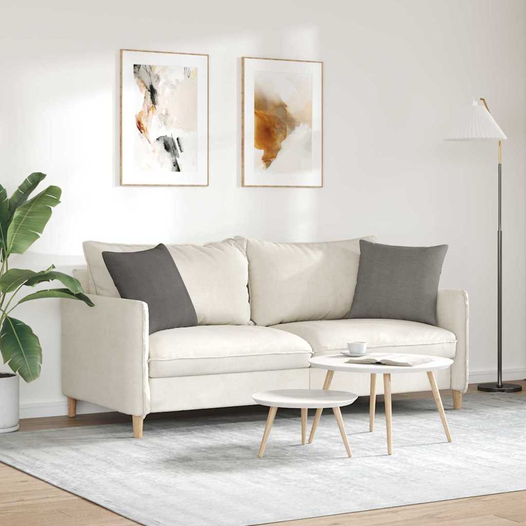 Cuscini da Divano 2 pcs Grigio chiaro 45 x 45 cm | homemem39
