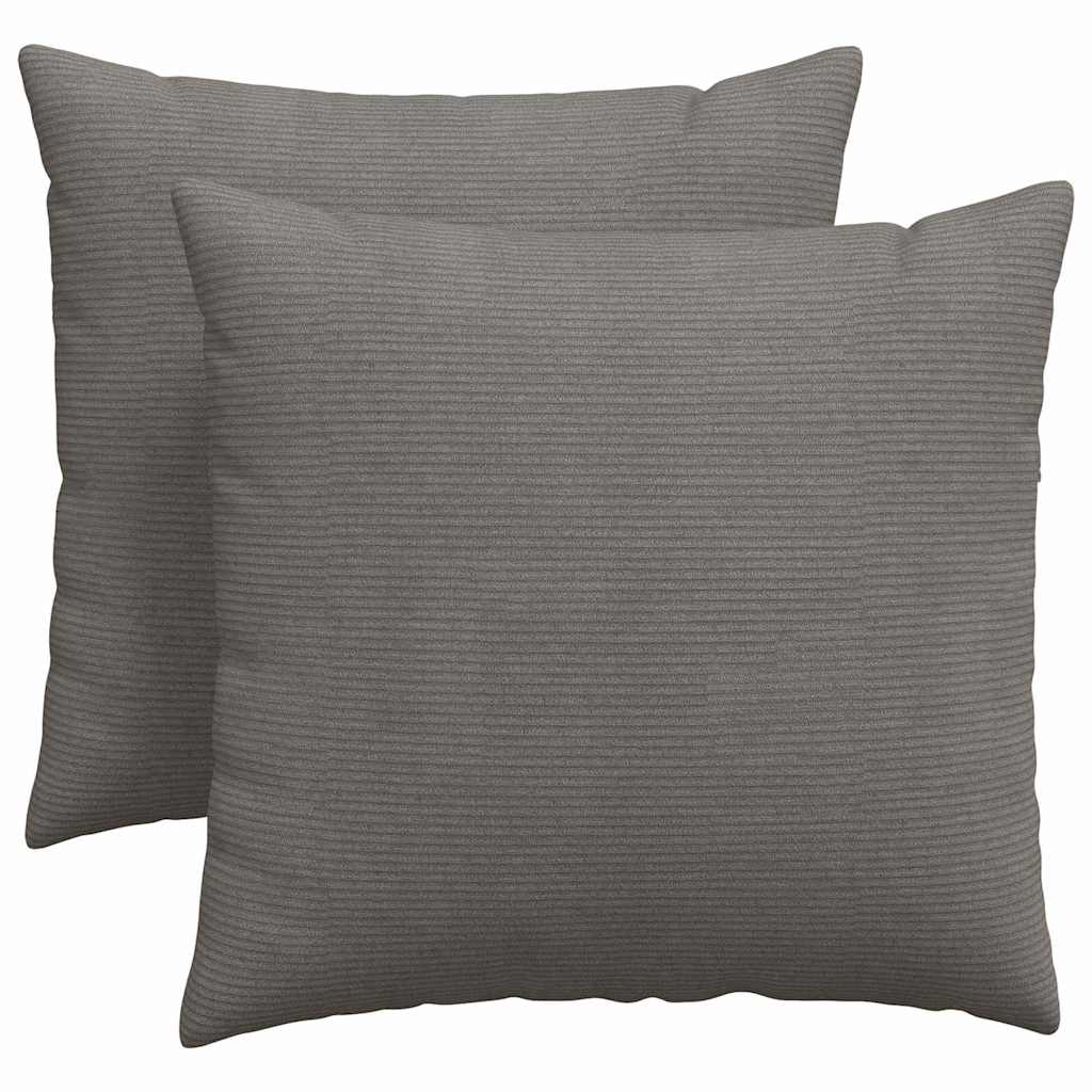 Cuscini da Divano 2 pcs Grigio chiaro 45 x 45 cm | homemem39