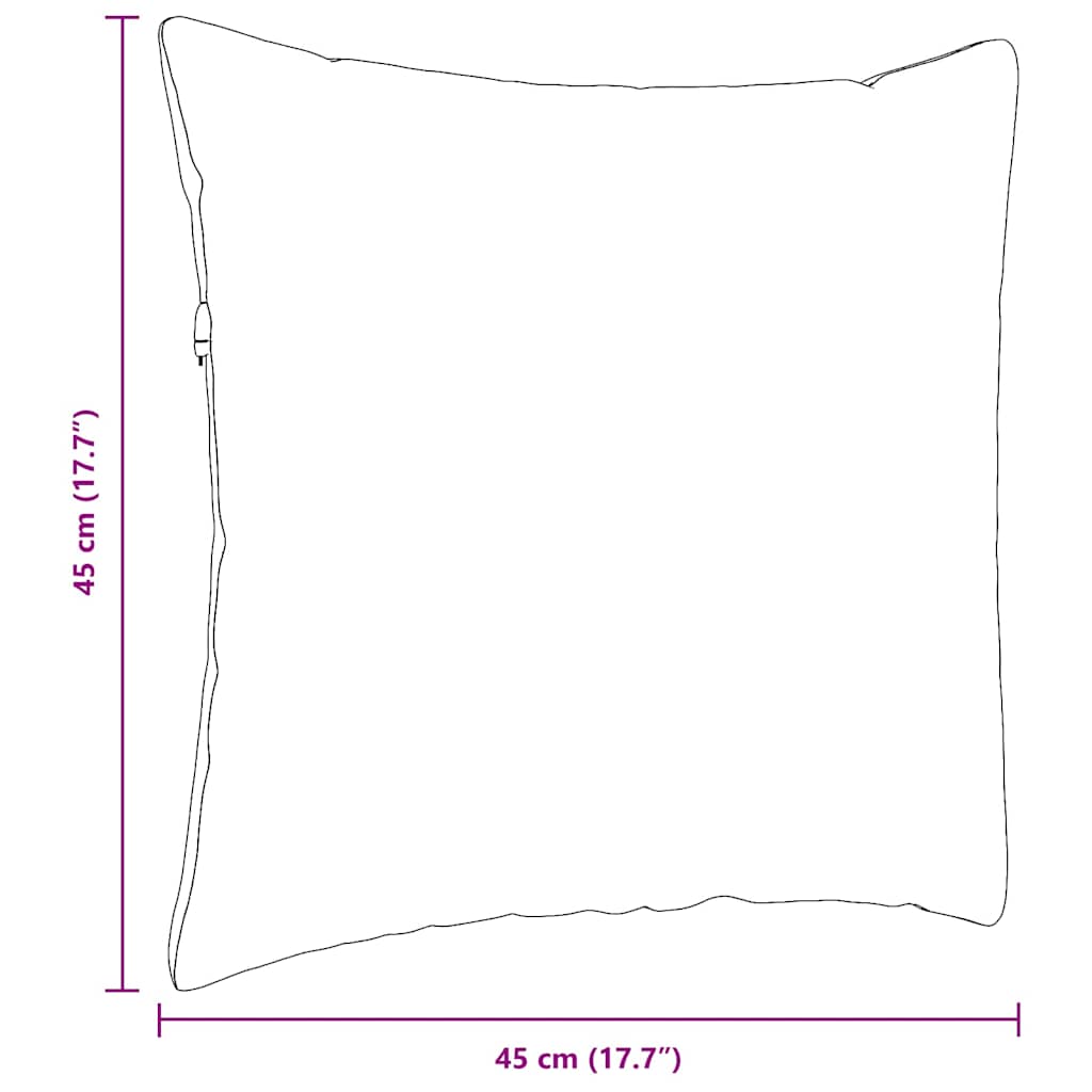 Cuscini da Divano 2 pcs Grigio Verde 45 x 45 cm | homemem39