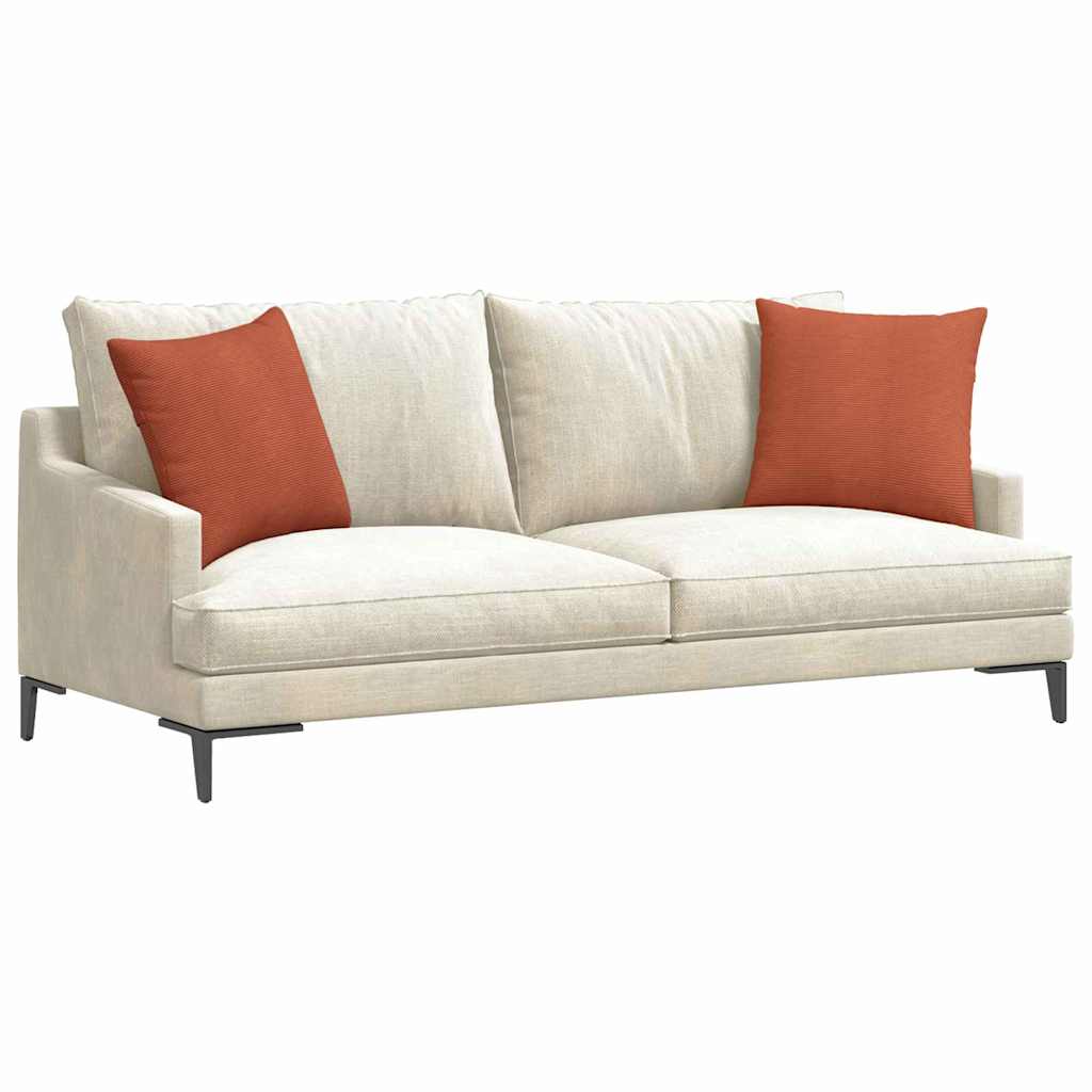 Cuscini da Divano 2 pcs Rosso Arancio 45 x 45 cm | homemem39