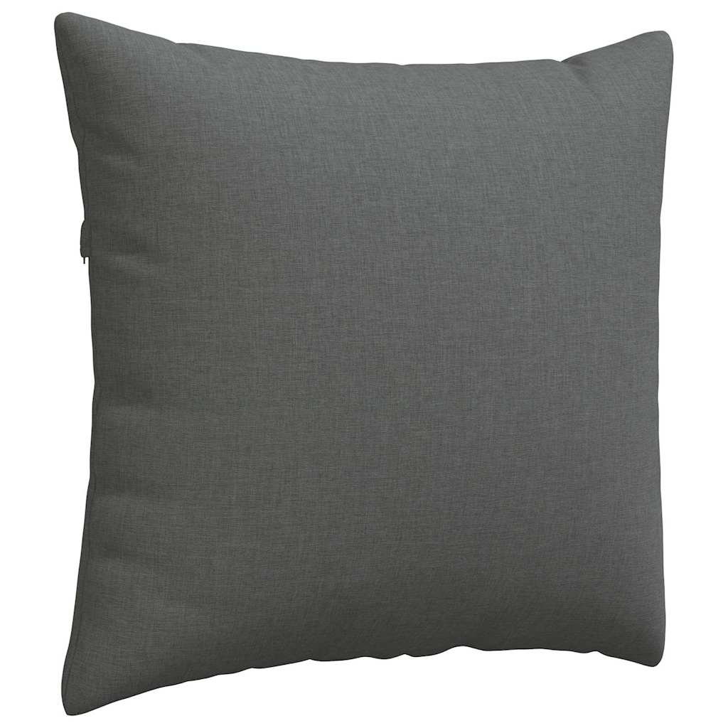 Cuscini da Divano 2 pcs Grigio scuro 50 x 50 cm Tessuto | homemem39
