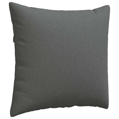 Cuscini da Divano 2 pcs Grigio scuro 50 x 50 cm Tessuto | homemem39