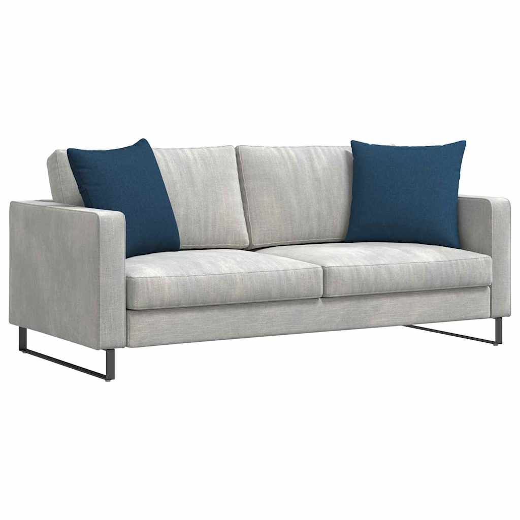 Cuscini da Divano 2 pcs Blu 50 x 50 cm Tessuto | homemem39