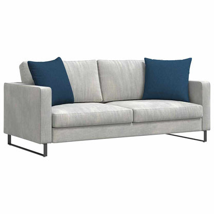 Cuscini da Divano 2 pcs Blu 50 x 50 cm Tessuto | homemem39