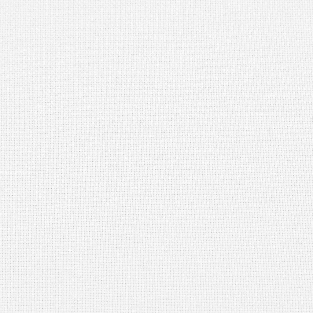 Cuscini da Divano 2 pcs Bianco 50 x 50 cm Tessuto | homemem39